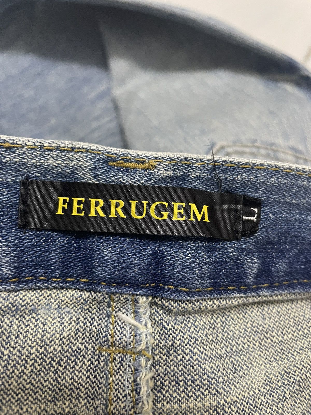 Japanese Brand × PPFM Vintage Ferrugem Japan Distressed Jeans Size US 33 - 8 Thumbnail