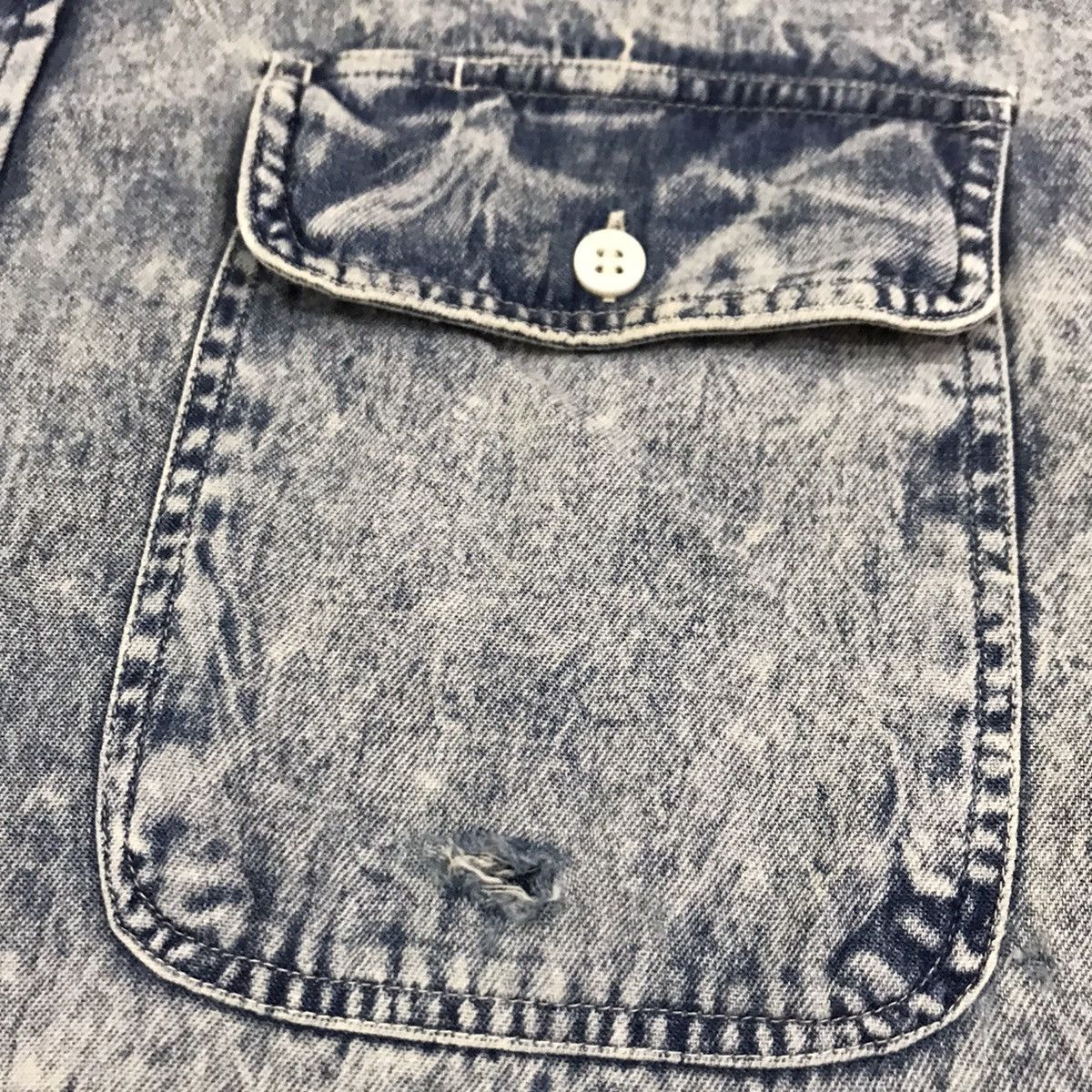 Japanese Brand Vintage Flightless Bird Asic Wash button up shirt Size US M / EU 48-50 / 2 - 9 Thumbnail