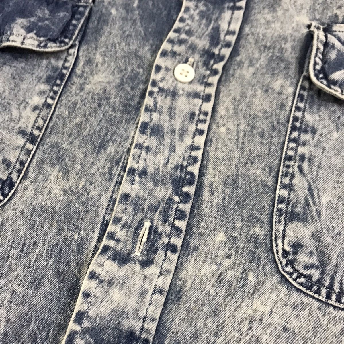 Japanese Brand Vintage Flightless Bird Asic Wash button up shirt Size US M / EU 48-50 / 2 - 10 Thumbnail