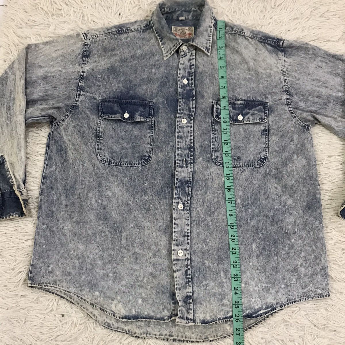 Japanese Brand Vintage Flightless Bird Asic Wash button up shirt Size US M / EU 48-50 / 2 - 13 Thumbnail