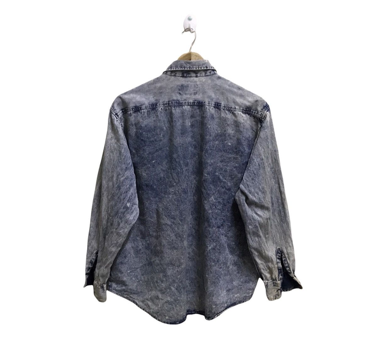 Japanese Brand Vintage Flightless Bird Asic Wash button up shirt Size US M / EU 48-50 / 2 - 2 Thumbnail