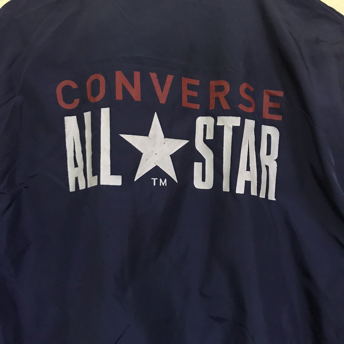 Converse Vintage 90s CONVERSE BIGLOGO BOMBER JACKET Size US M / EU 48-50 / 2 - 10 Thumbnail