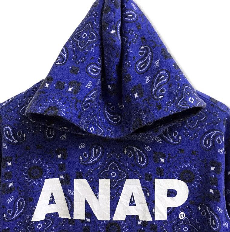 Japanese Brand Anap.net big logo paisley design hoodie Size US M / EU 48-50 / 2 - 4 Thumbnail