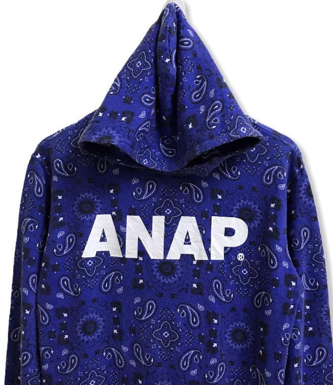 Japanese Brand Anap.net big logo paisley design hoodie Size US M / EU 48-50 / 2 - 2 Thumbnail