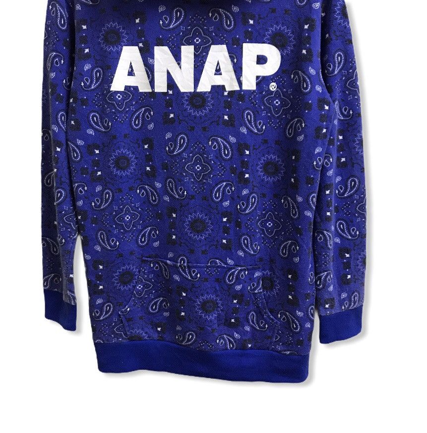 Japanese Brand Anap.net big logo paisley design hoodie Size US M / EU 48-50 / 2 - 3 Thumbnail