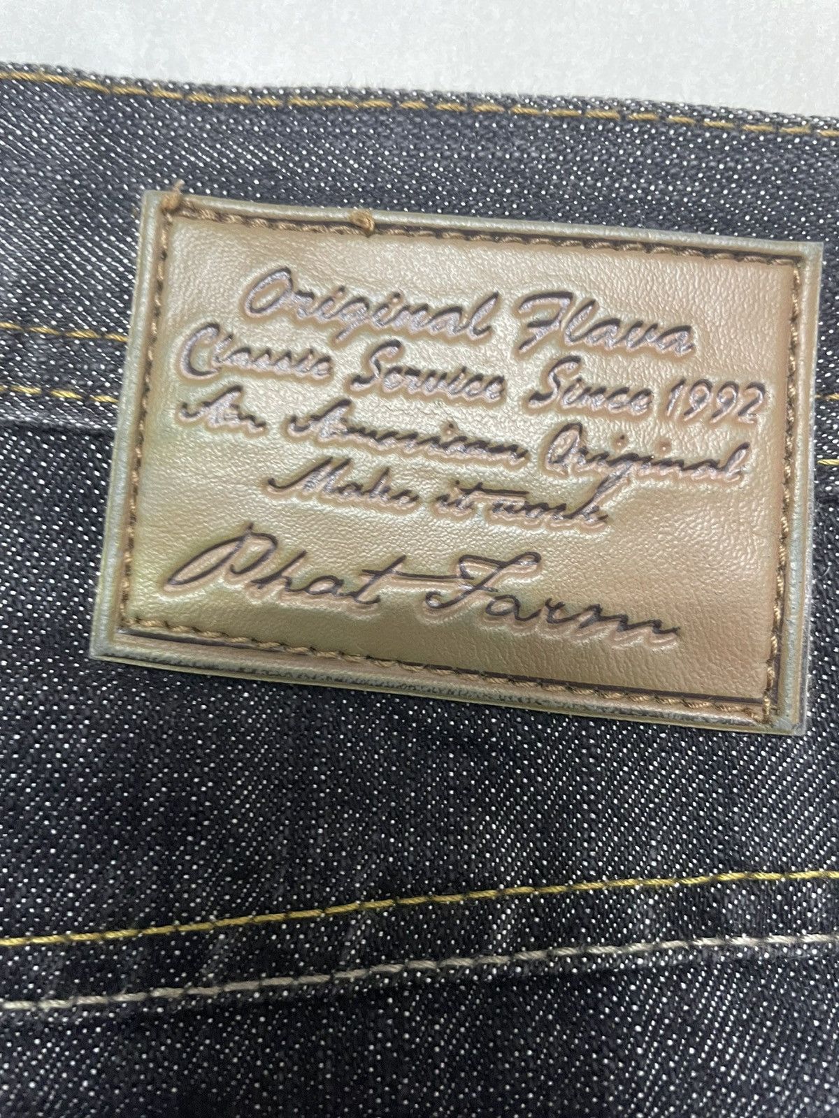 Phat Farm Vintage Phat Farm Baggy Jeans Embroidery Logo Size US 31 - 8 Thumbnail