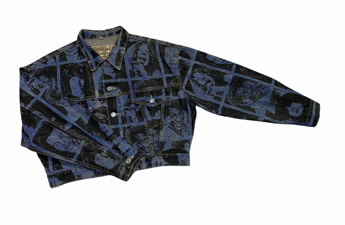 Designer × Japanese Brand × Vintage Denim Raptee Fullprint Jacket Size US M / EU 48-50 / 2 - 20 Thumbnail