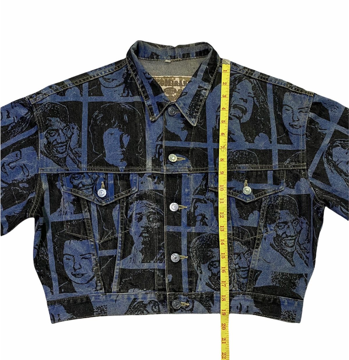 Designer × Japanese Brand × Vintage Denim Raptee Fullprint Jacket Size US M / EU 48-50 / 2 - 7 Thumbnail
