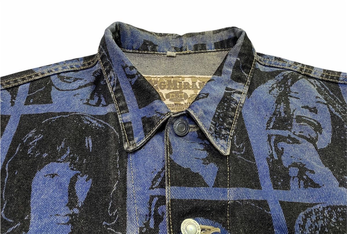 Designer × Japanese Brand × Vintage Denim Raptee Fullprint Jacket Size US M / EU 48-50 / 2 - 19 Thumbnail