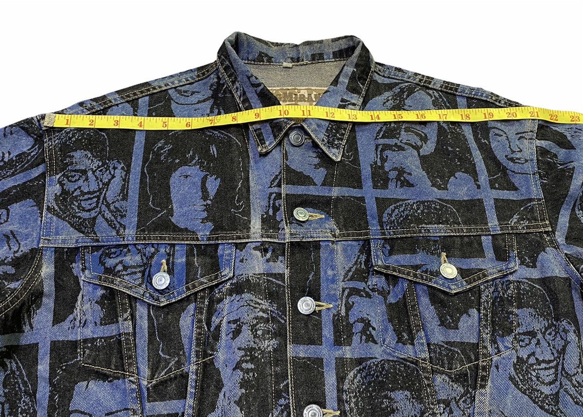 Designer × Japanese Brand × Vintage Denim Raptee Fullprint Jacket Size US M / EU 48-50 / 2 - 8 Thumbnail