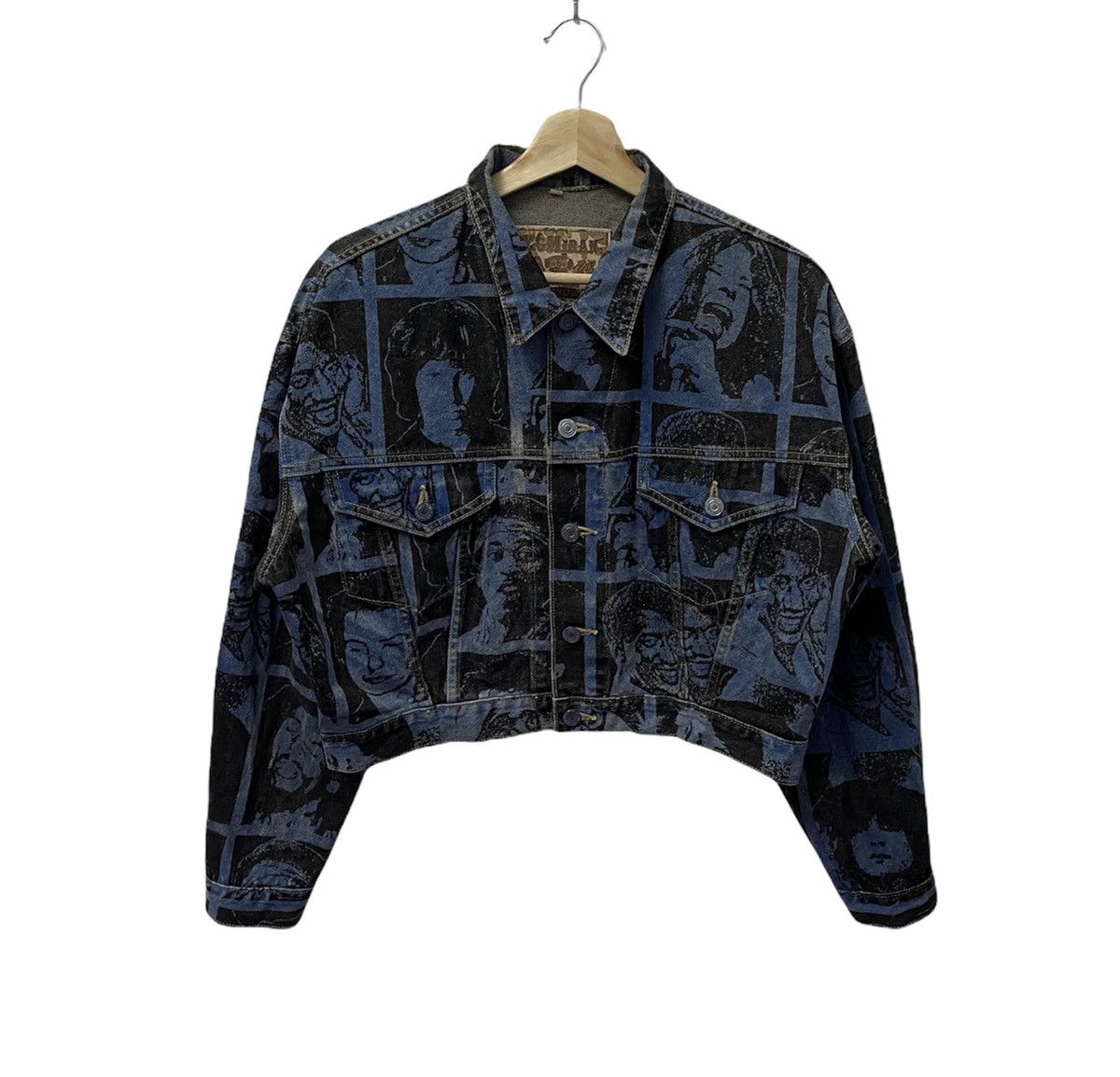 Designer × Japanese Brand × Vintage Denim Raptee Fullprint Jacket Size US M / EU 48-50 / 2 - 1 Thumbnail