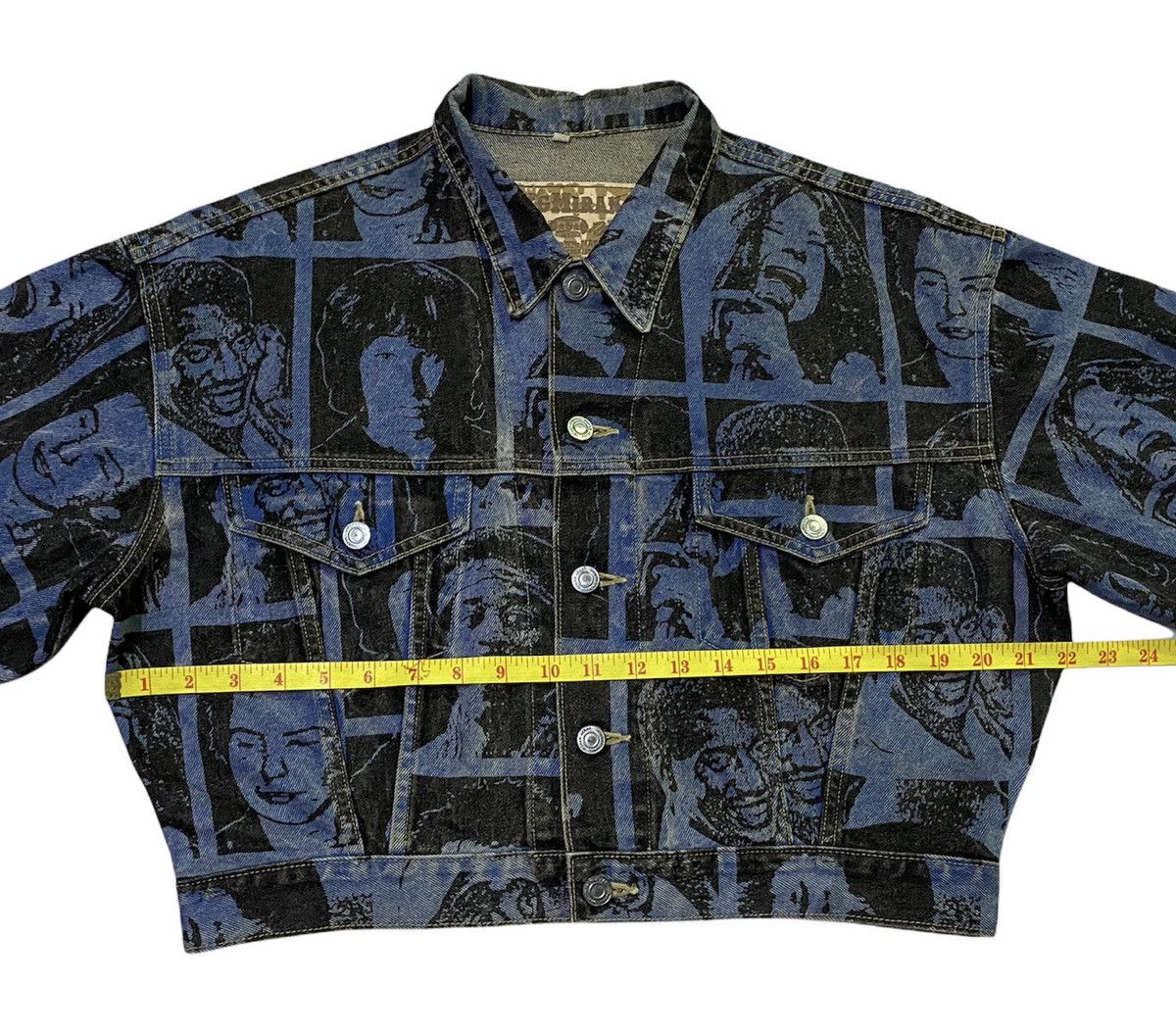 Designer × Japanese Brand × Vintage Denim Raptee Fullprint Jacket Size US M / EU 48-50 / 2 - 6 Thumbnail