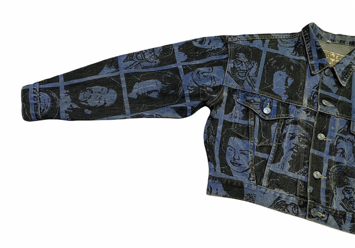 Designer × Japanese Brand × Vintage Denim Raptee Fullprint Jacket Size US M / EU 48-50 / 2 - 18 Thumbnail