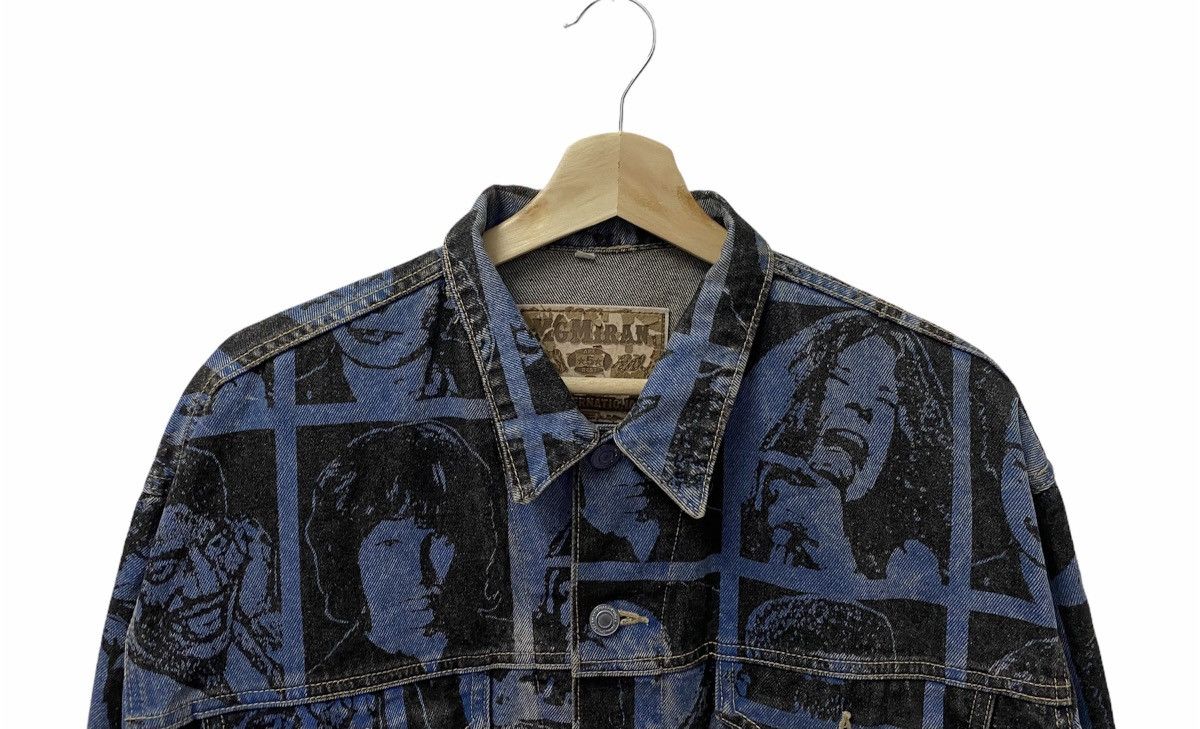 Designer × Japanese Brand × Vintage Denim Raptee Fullprint Jacket Size US M / EU 48-50 / 2 - 5 Thumbnail