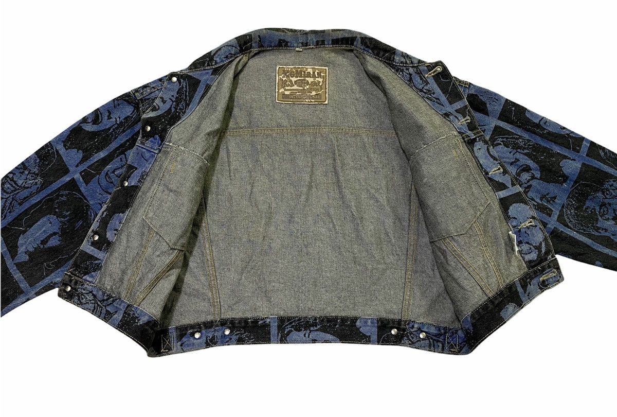 Designer × Japanese Brand × Vintage Denim Raptee Fullprint Jacket Size US M / EU 48-50 / 2 - 23 Thumbnail