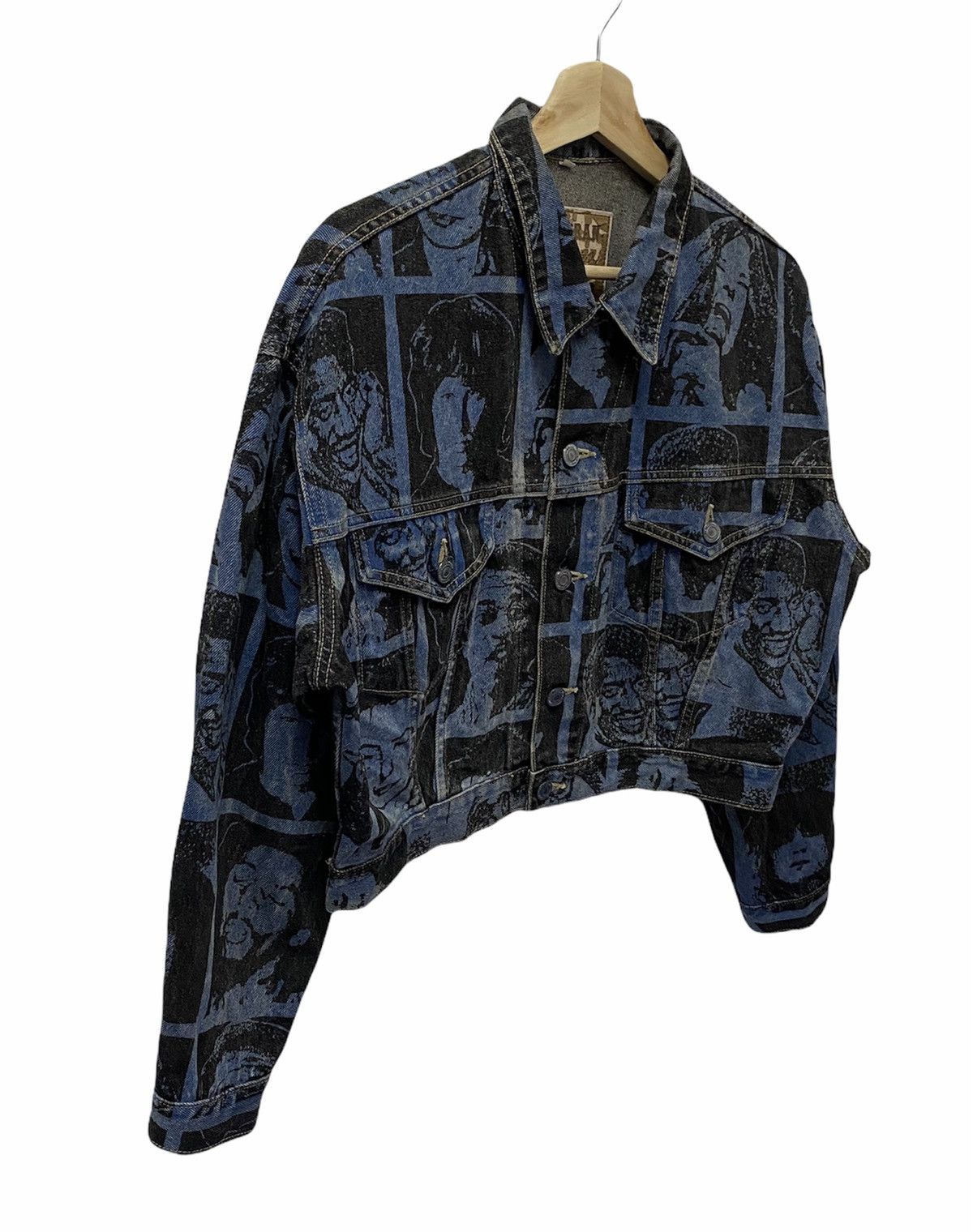 Designer × Japanese Brand × Vintage Denim Raptee Fullprint Jacket Size US M / EU 48-50 / 2 - 4 Thumbnail