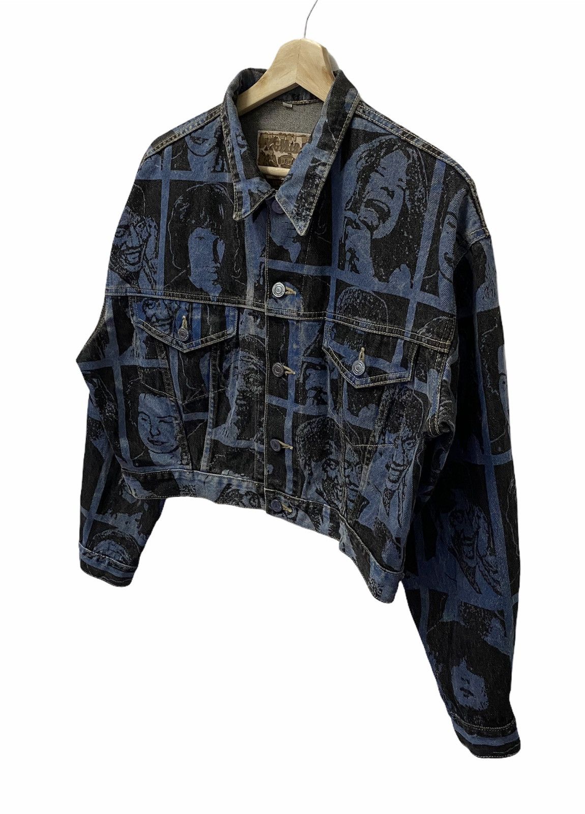 Designer × Japanese Brand × Vintage Denim Raptee Fullprint Jacket Size US M / EU 48-50 / 2 - 3 Thumbnail