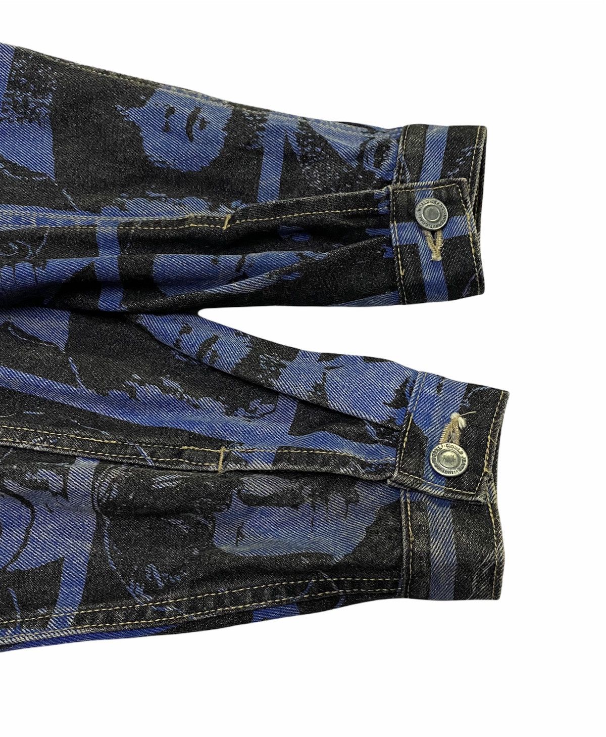 Designer × Japanese Brand × Vintage Denim Raptee Fullprint Jacket Size US M / EU 48-50 / 2 - 21 Thumbnail