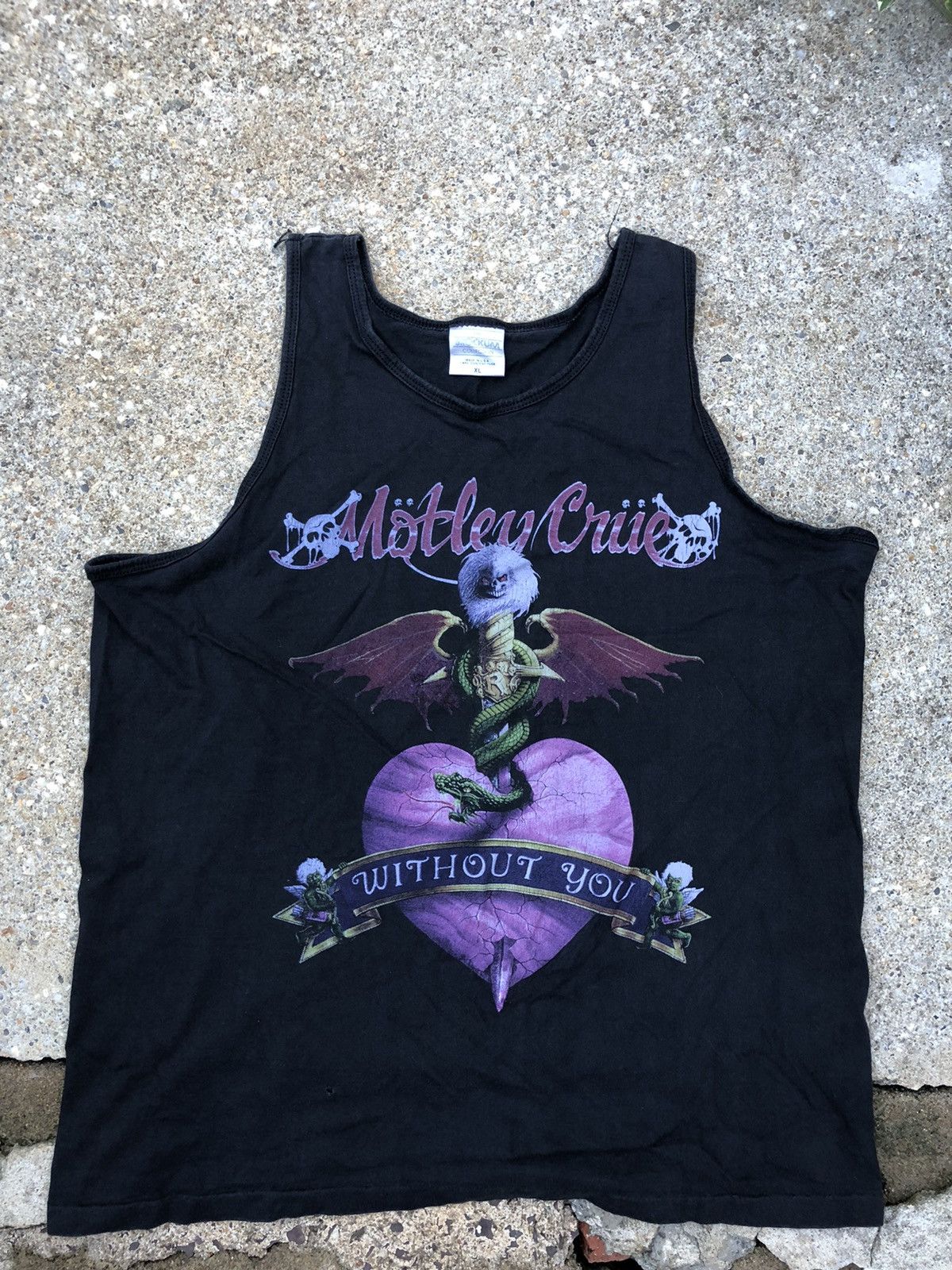 Band Tees × Vintage Vintage Motley Crue “Without you” band tee Size US XL / EU 56 / 4 - 1 Thumbnail