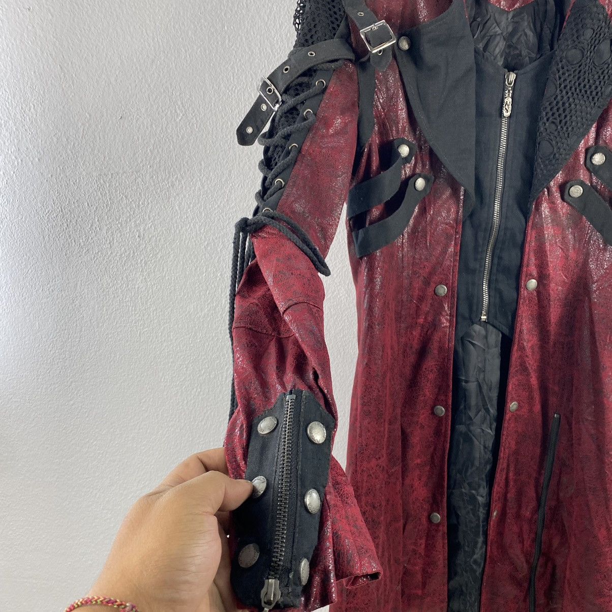 Punk Rave Bondage Draw String Gothic Style japan long jacket