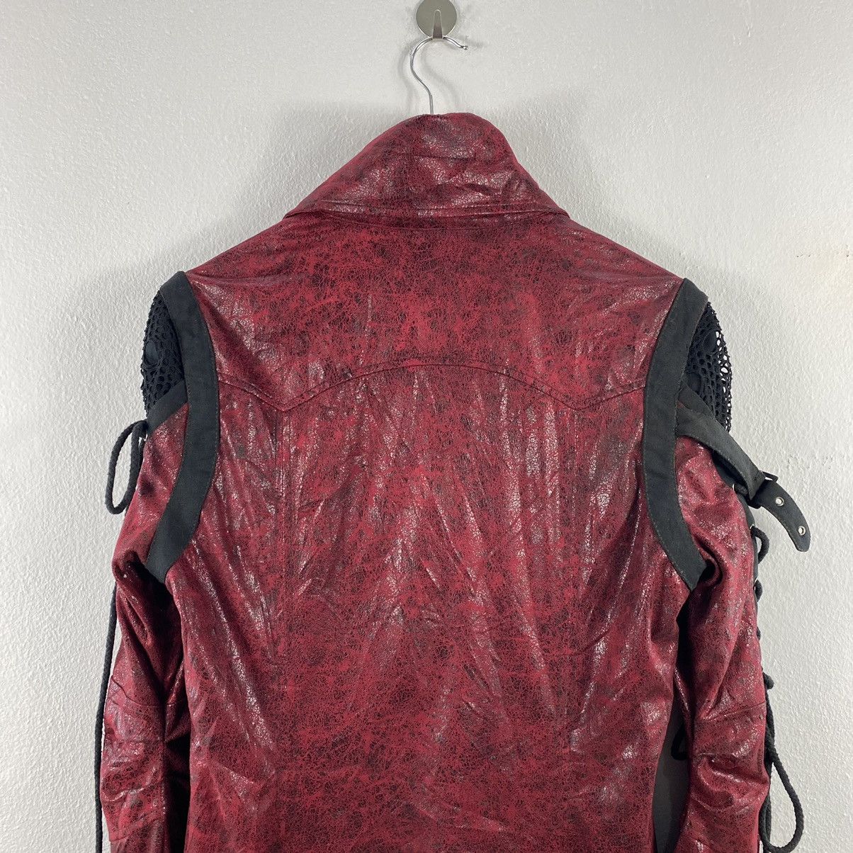 Punk Rave Bondage Draw String Gothic Style japan long jacket