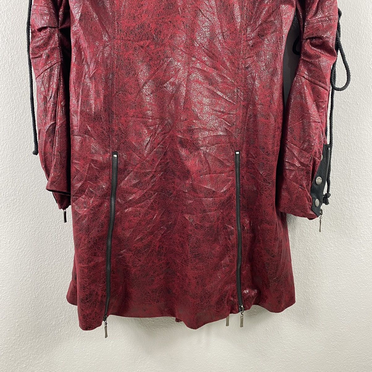 Punk Rave Bondage Draw String Gothic Style japan long jacket