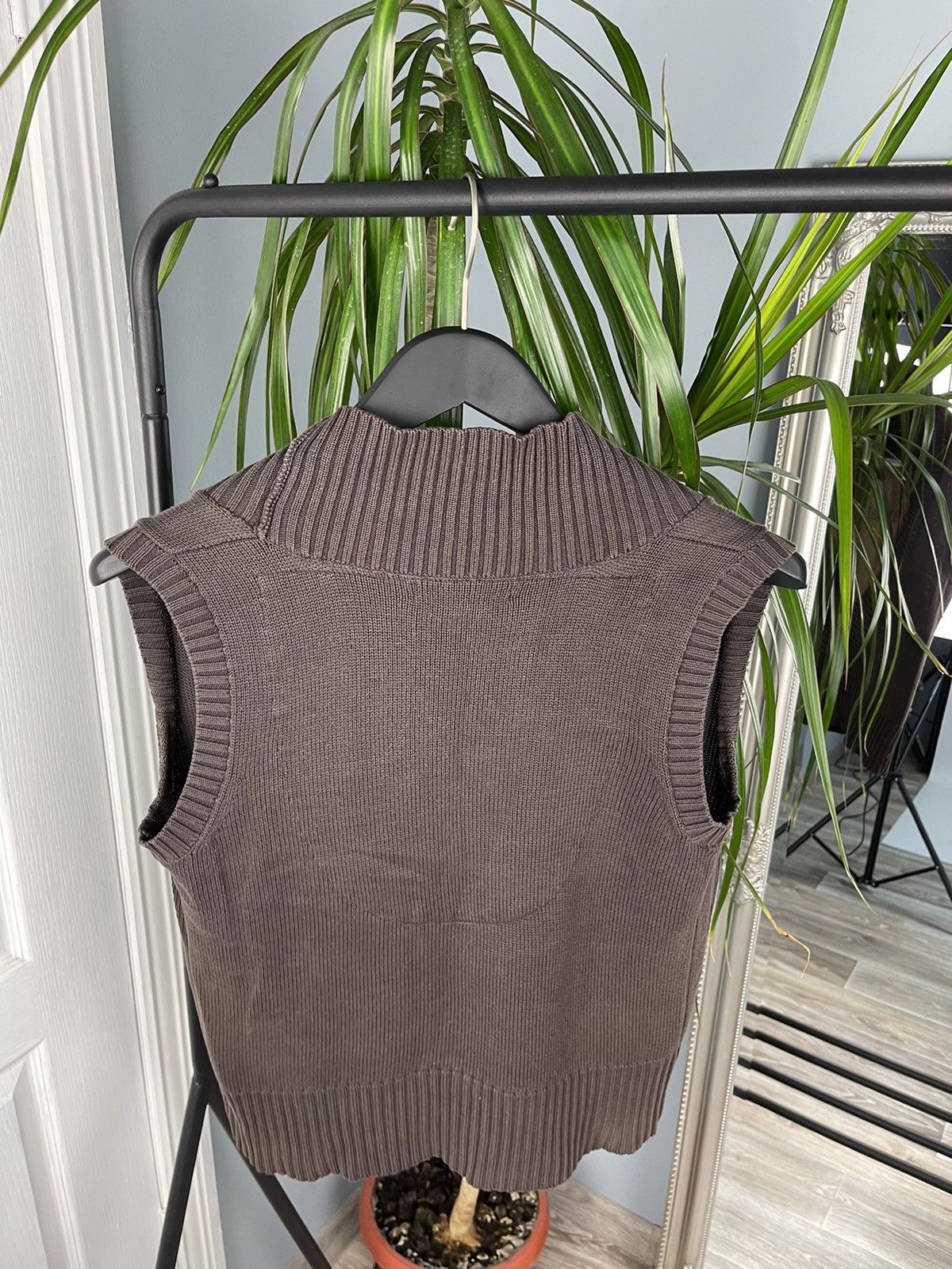 Max Mara × Vintage Max Mara Vintage Cotton Vest Size M / US 6-8 / IT 42-44 - 7 Thumbnail