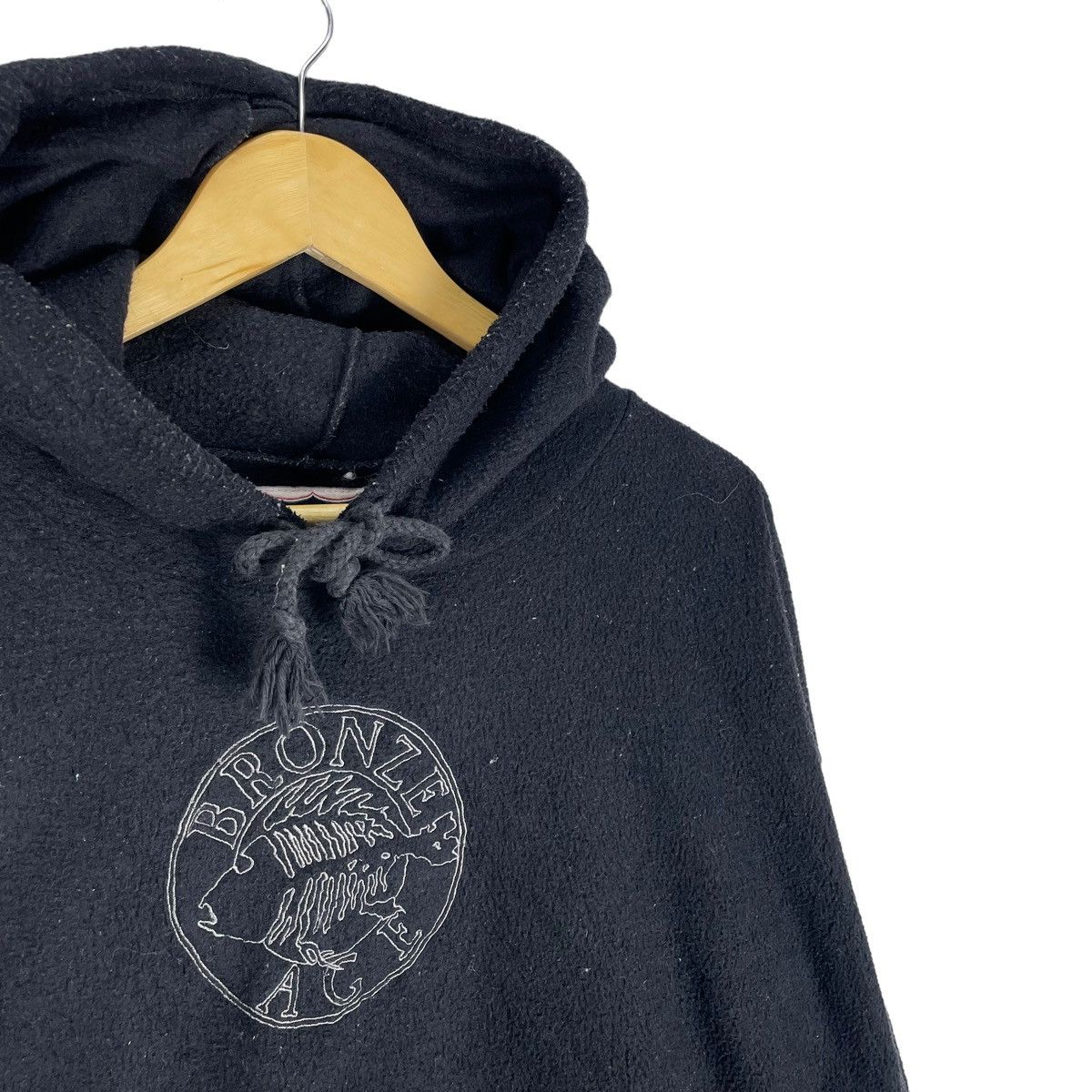 Vintage ❄️BRONZE AGE HOODIE FISH BONES SWEATSHIRT CREWNECK Size US L / EU 52-54 / 3 - 4 Thumbnail