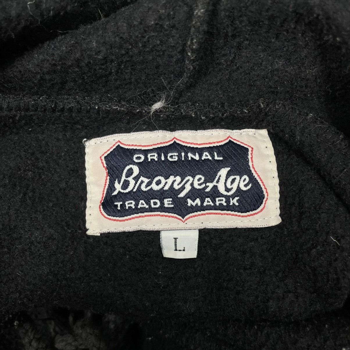 Vintage ❄️BRONZE AGE HOODIE FISH BONES SWEATSHIRT CREWNECK Size US L / EU 52-54 / 3 - 6 Thumbnail