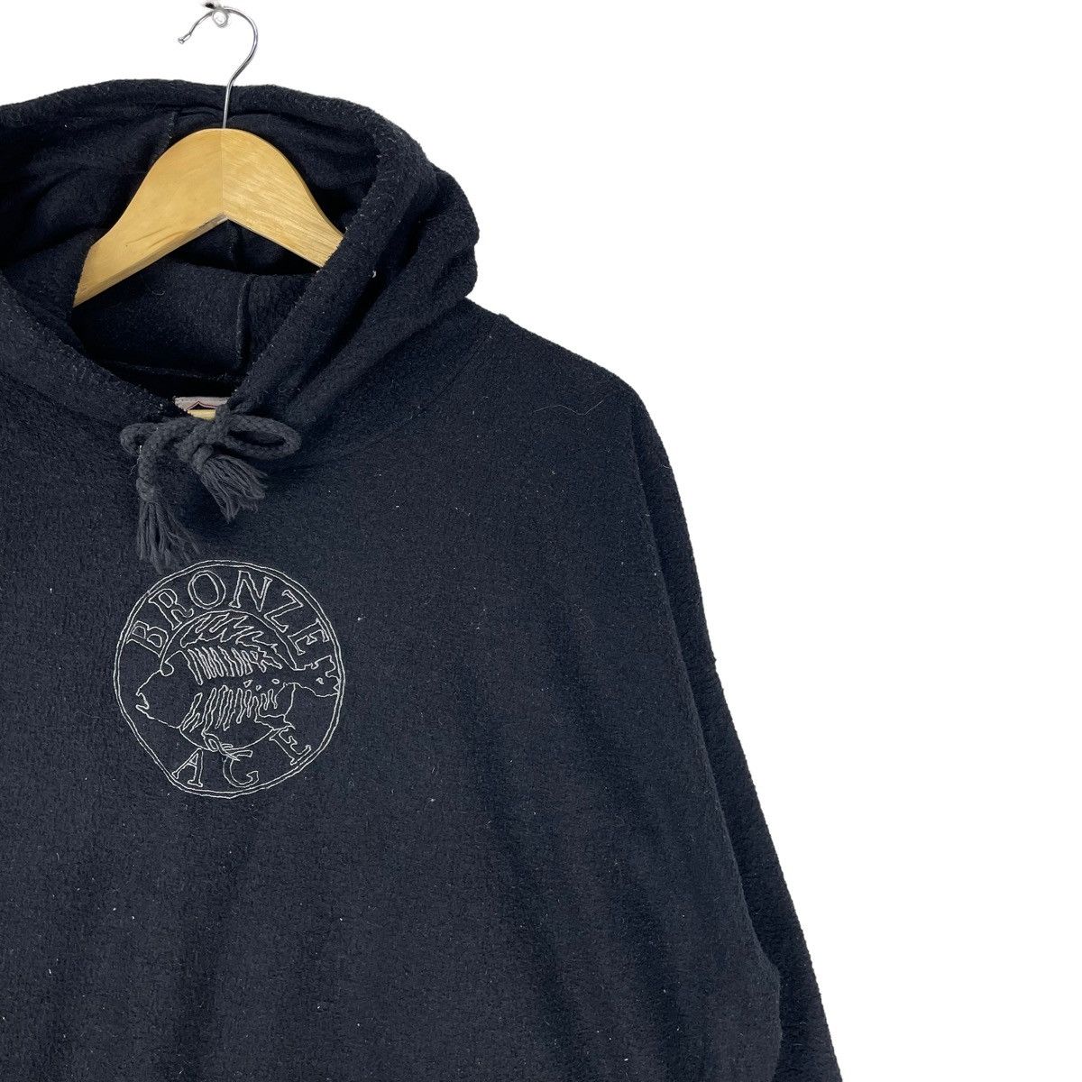 Vintage ❄️BRONZE AGE HOODIE FISH BONES SWEATSHIRT CREWNECK Size US L / EU 52-54 / 3 - 3 Thumbnail
