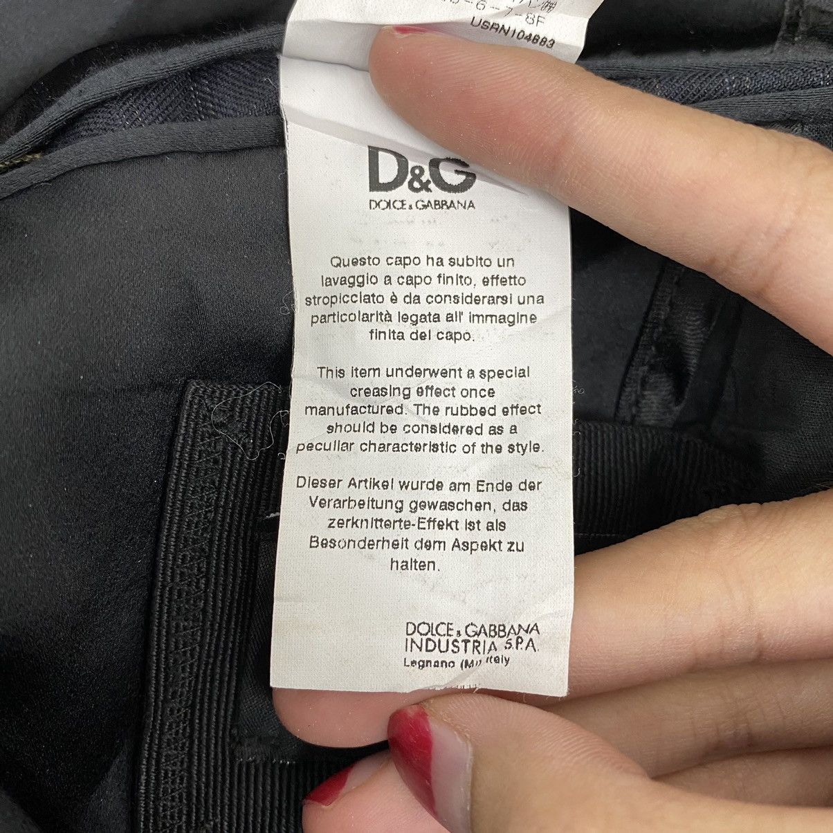 Dolce & Gabbana Vintage DOLCE & GABBANA D&G Stripes Black Blazer Coat Jacket Size S / US 4 / IT 40 - 8 Thumbnail