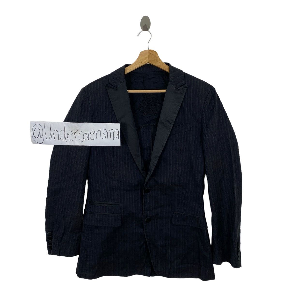 Dolce & Gabbana Vintage DOLCE & GABBANA D&G Stripes Black Blazer Coat Jacket Size S / US 4 / IT 40 - 1 Thumbnail