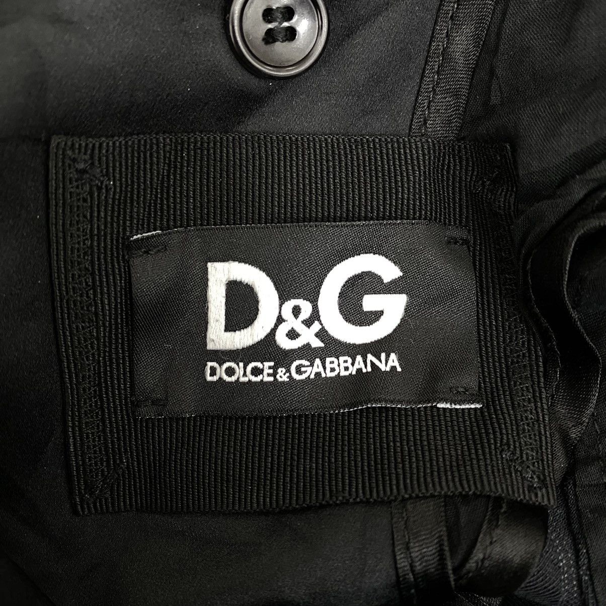 Dolce & Gabbana Vintage DOLCE & GABBANA D&G Stripes Black Blazer Coat Jacket Size S / US 4 / IT 40 - 5 Thumbnail