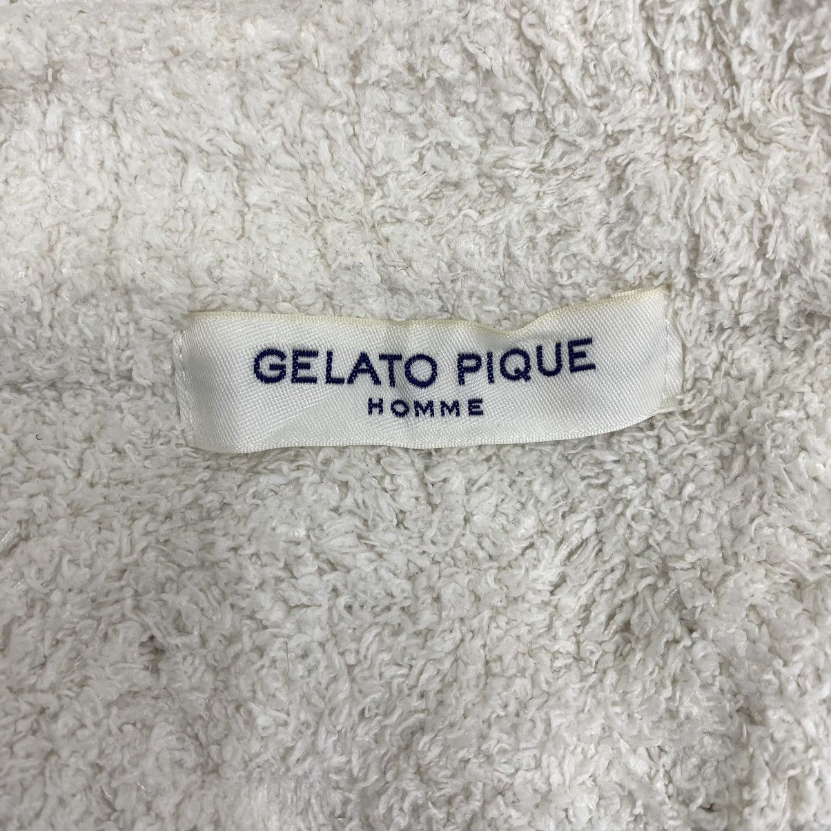 Vintage GELATO PIQUE HOMME Stripes Retro Sherpa Button Up Sweater Size M / US 6-8 / IT 42-44 - 5 Thumbnail