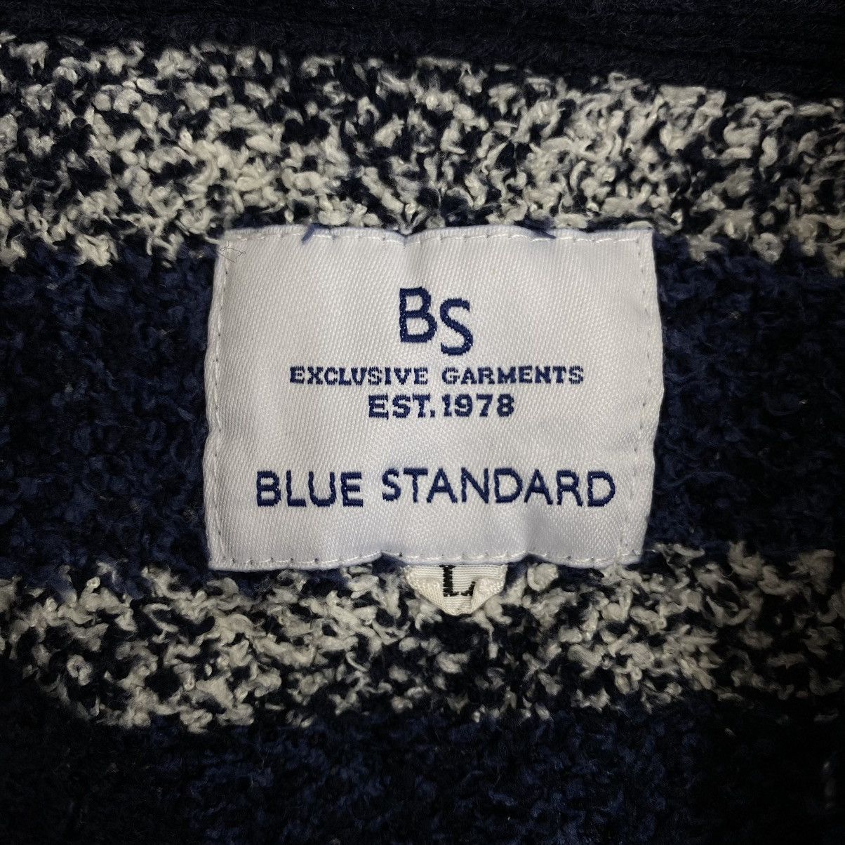 Vintage BLUE STANDARD Navajo Aztec Native Print Deep Pile Sherpa Size L / US 10 / IT 46 - 5 Thumbnail