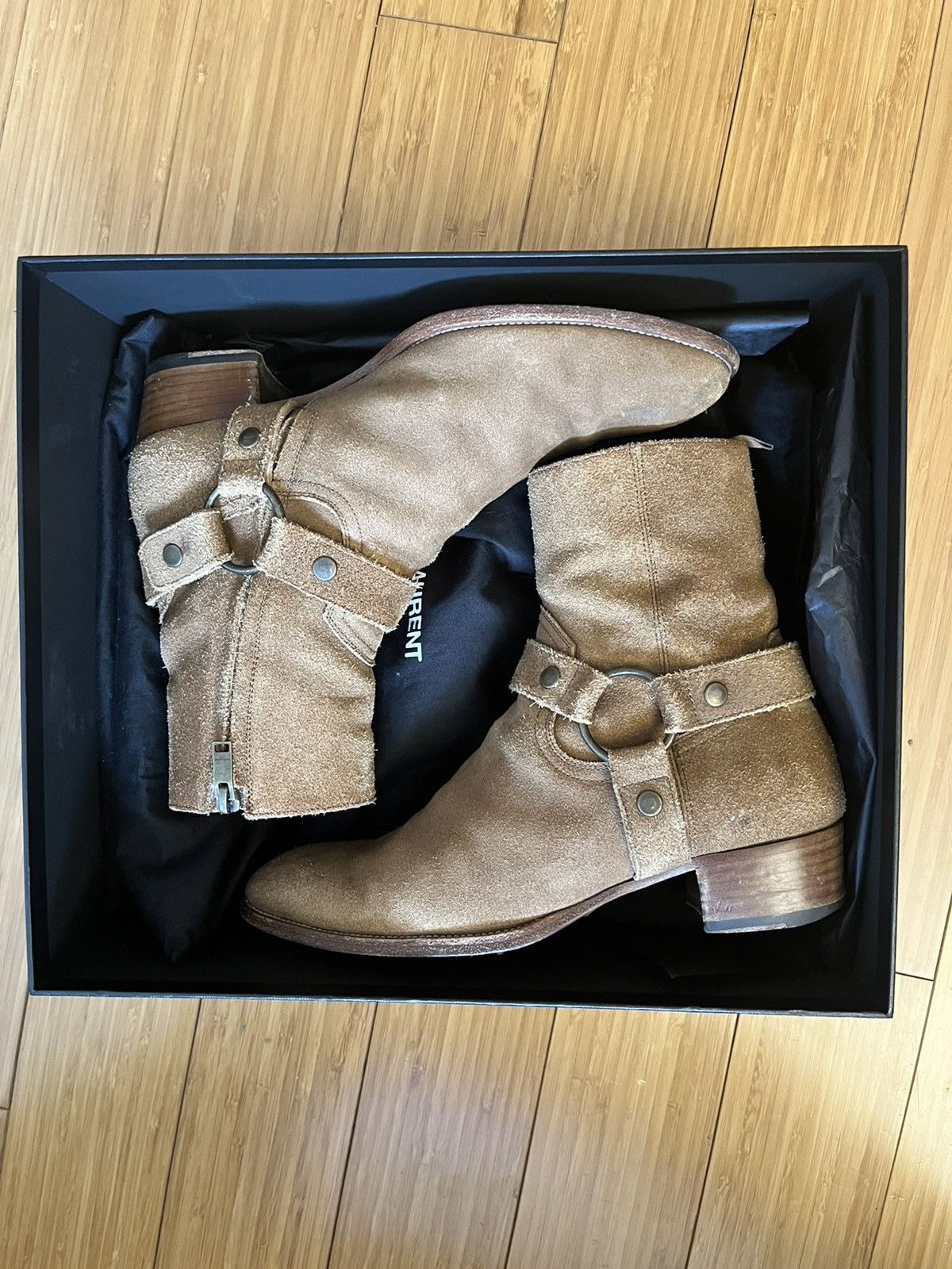 saint laurent wyatt ヒールブーツ 41 Saint Laurent 'Wyatt' Ankle