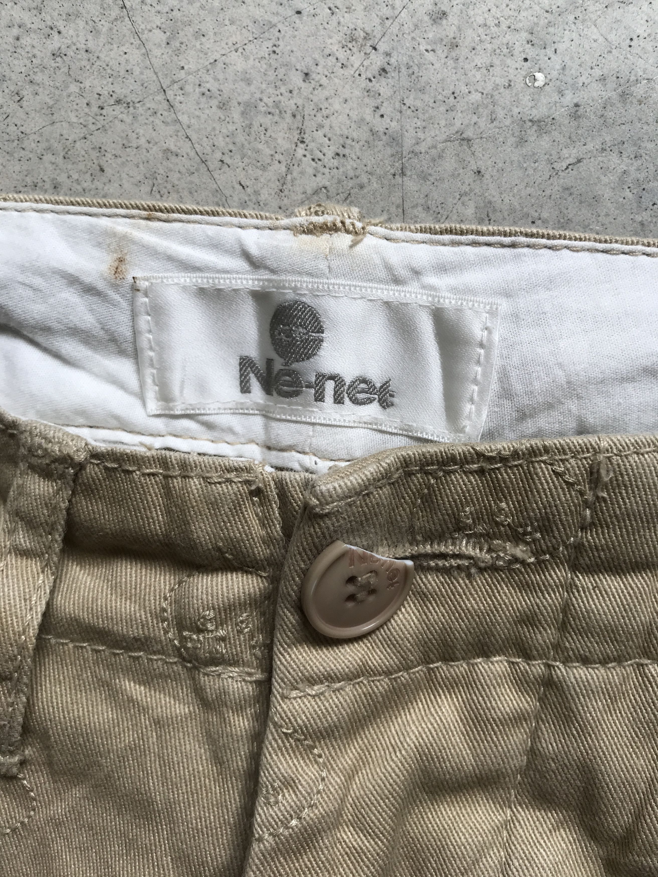 Ne-Net P25 Ne-net By Issey Miyake Full Logo Embroidery Pant Size US 28 / EU 44 - 6 Thumbnail