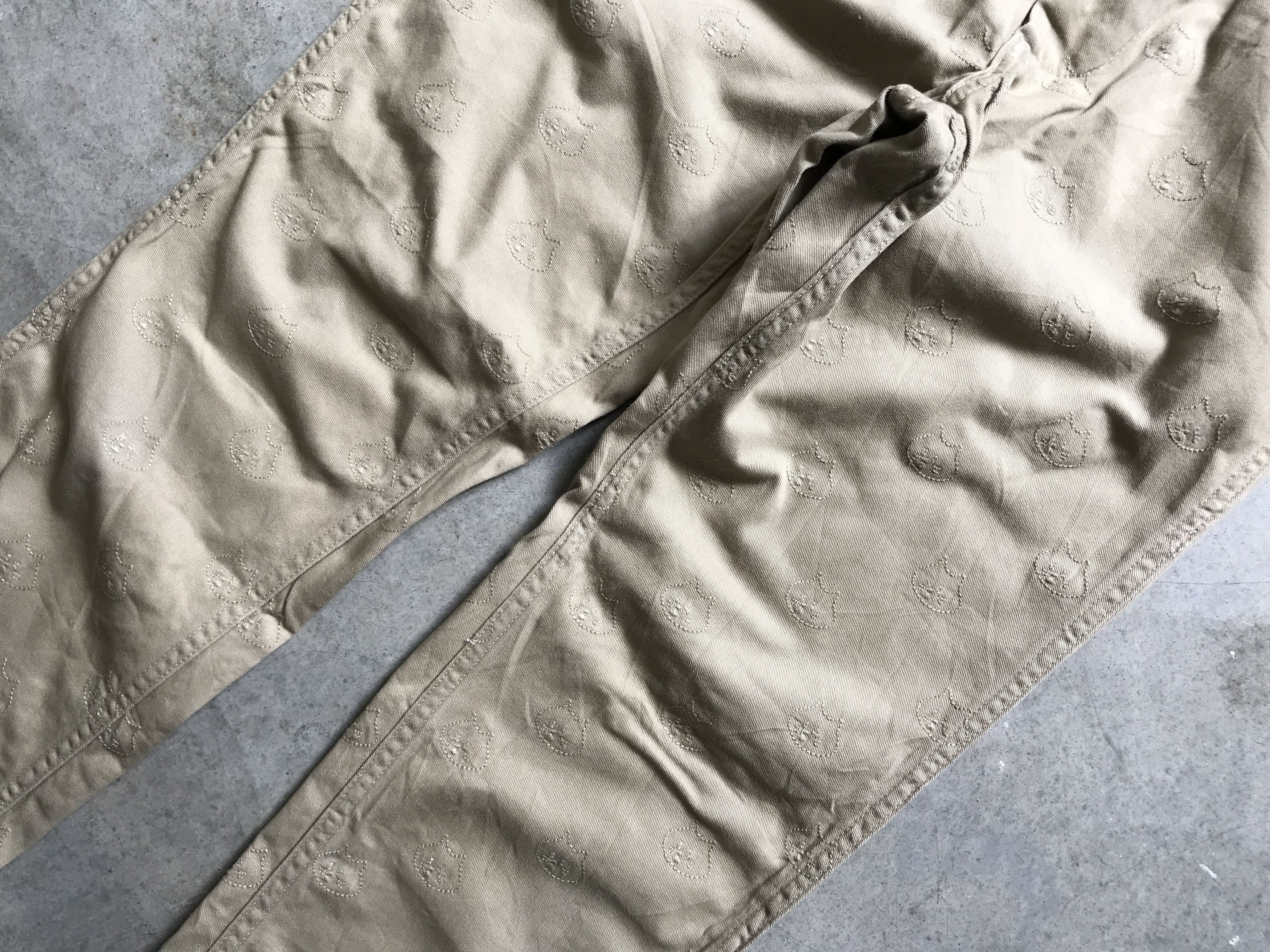 Ne-Net P25 Ne-net By Issey Miyake Full Logo Embroidery Pant Size US 28 / EU 44 - 3 Thumbnail