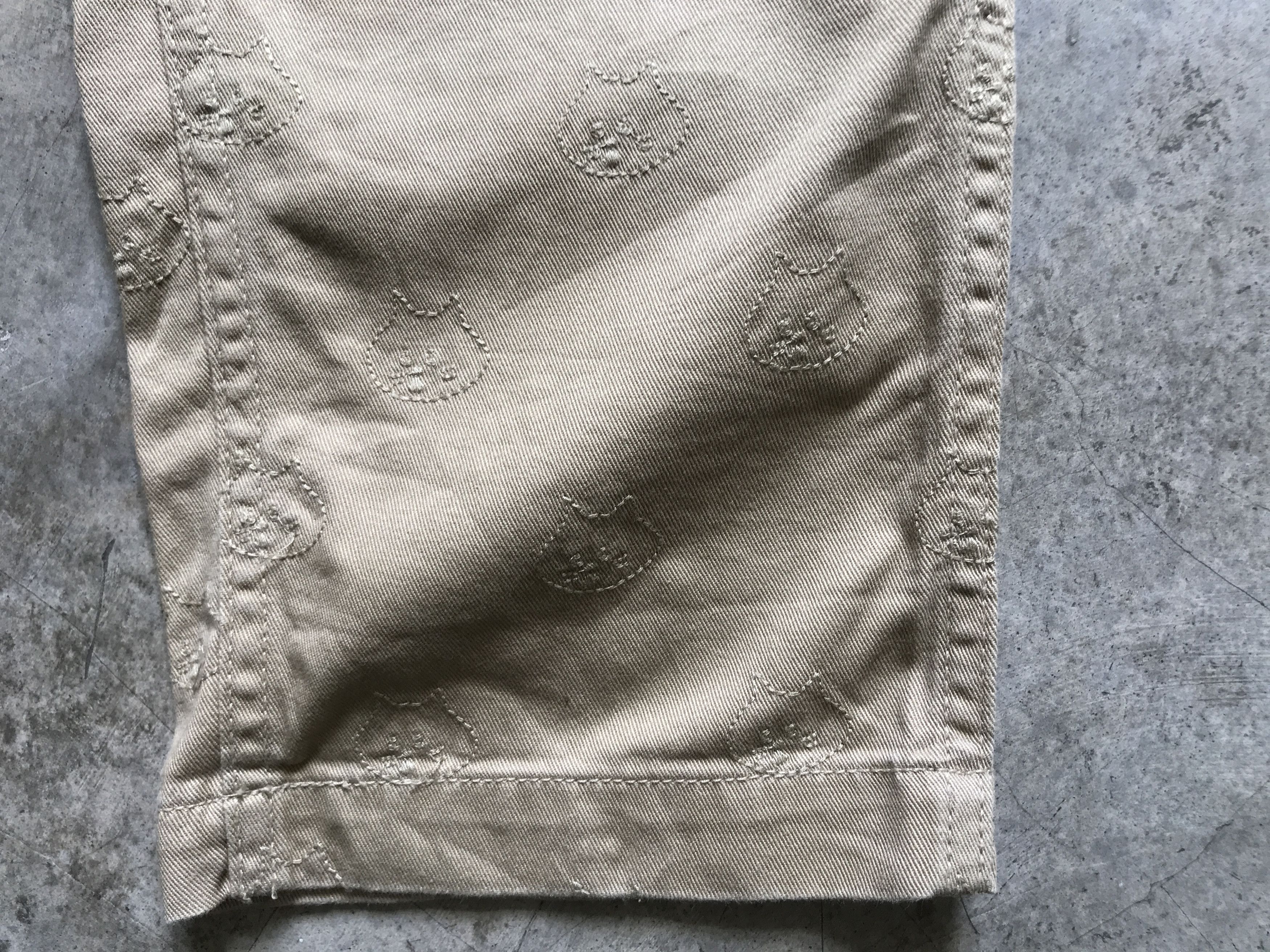 Ne-Net P25 Ne-net By Issey Miyake Full Logo Embroidery Pant Size US 28 / EU 44 - 5 Thumbnail
