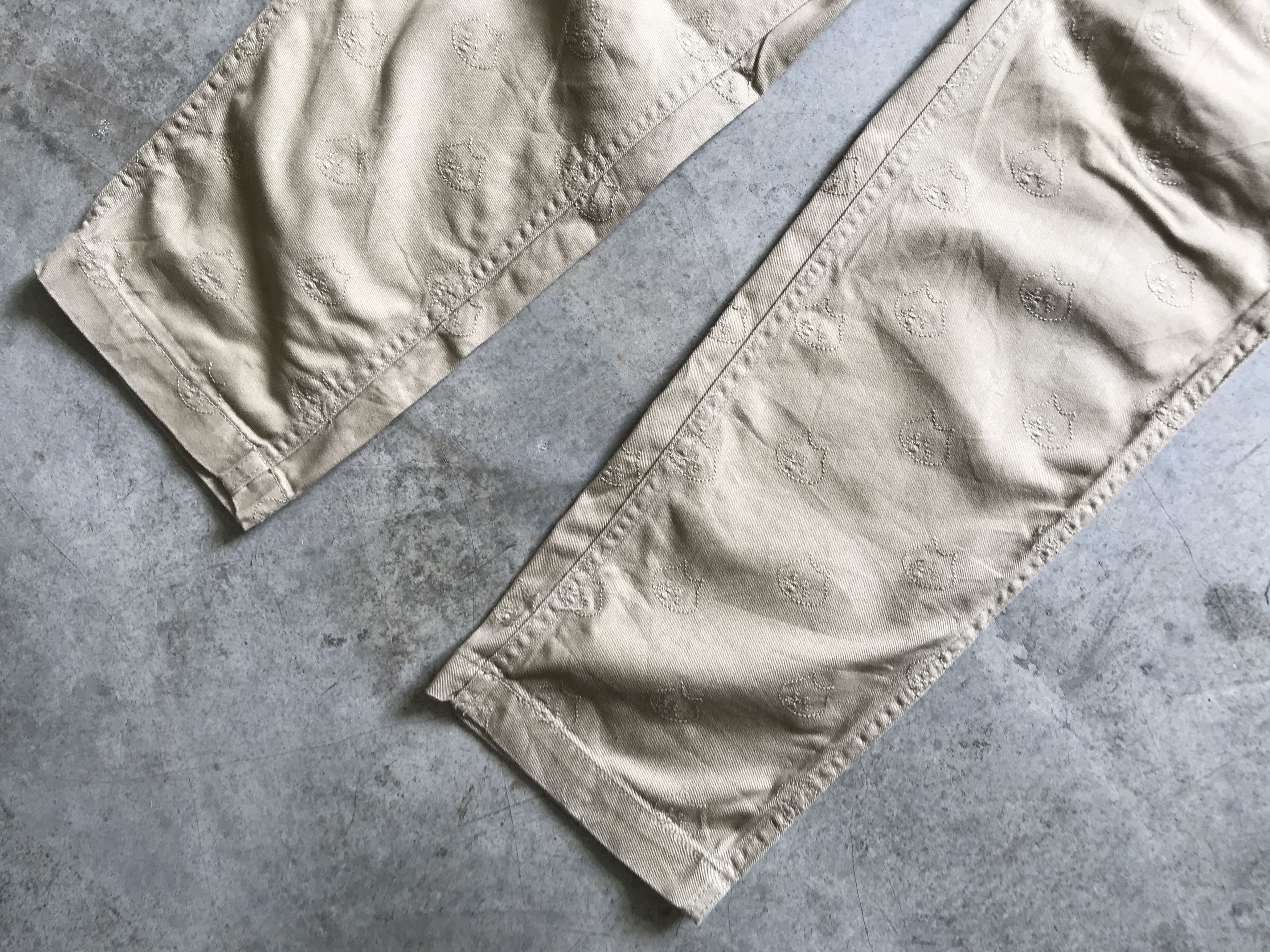 Ne-Net P25 Ne-net By Issey Miyake Full Logo Embroidery Pant Size US 28 / EU 44 - 4 Thumbnail