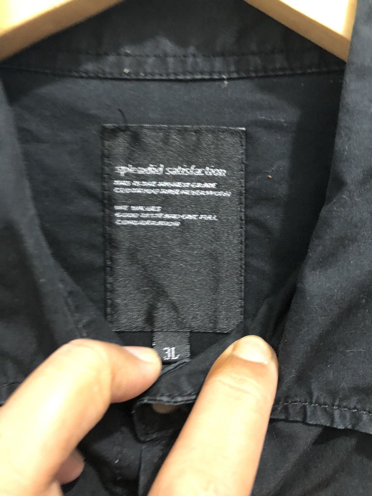 14th Addiction × Japanese Brand × KMRii Splendid satisfaction black shirt button up Size US XXL / EU 58 / 5 - 6 Thumbnail
