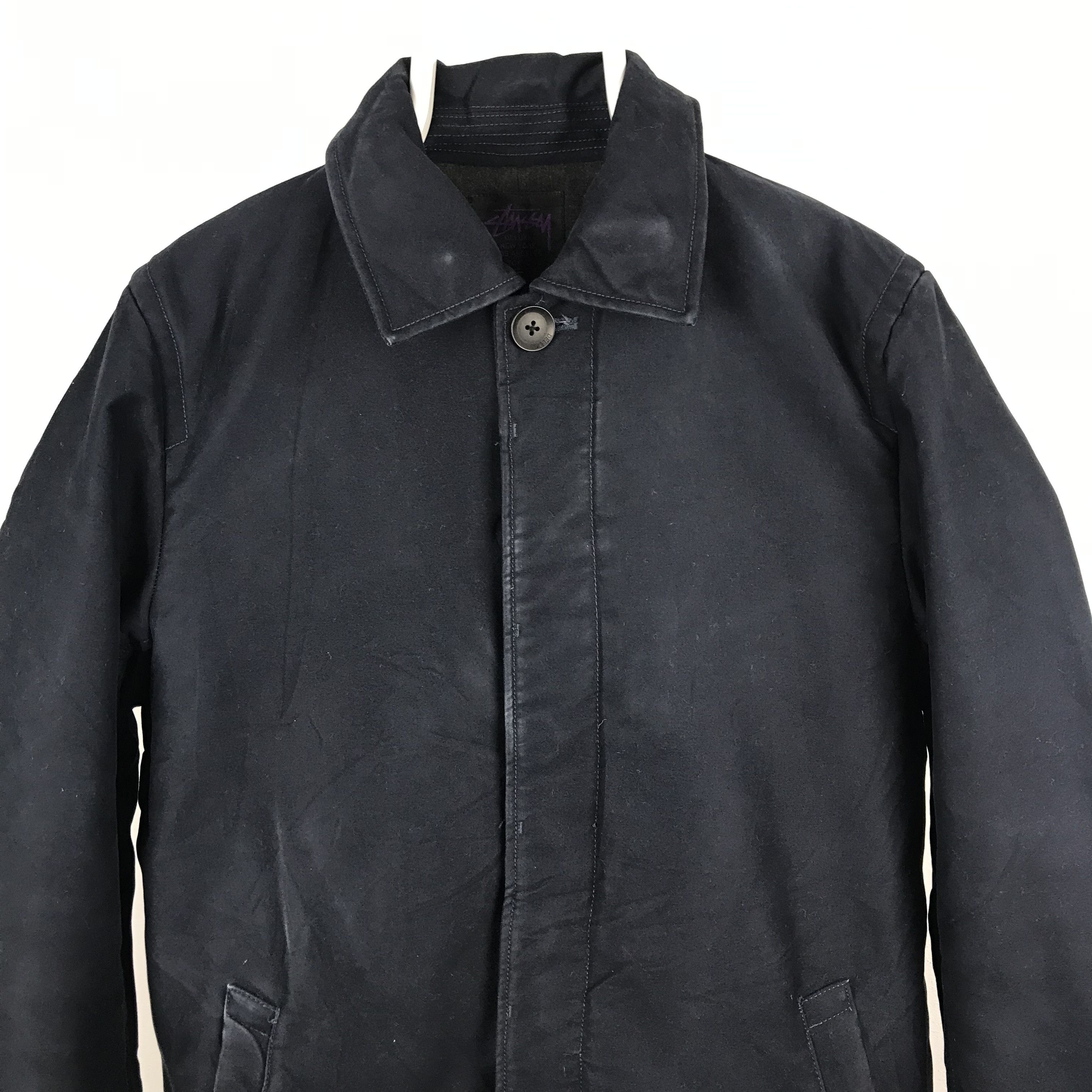 Stussy Z243 RARE STUSSY DISTRESSED FADED WORKWEAR WINTER PARKAS Size US M / EU 48-50 / 2 - 2 Thumbnail