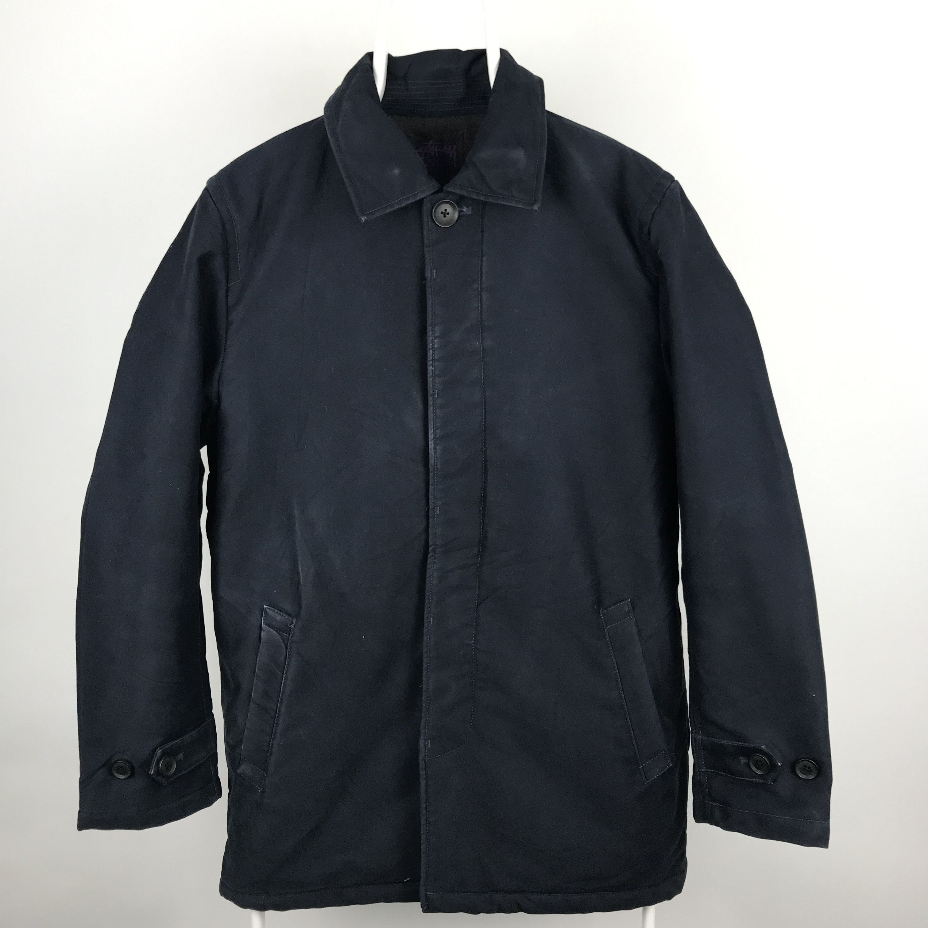 Stussy Z243 RARE STUSSY DISTRESSED FADED WORKWEAR WINTER PARKAS Size US M / EU 48-50 / 2 - 1 Thumbnail