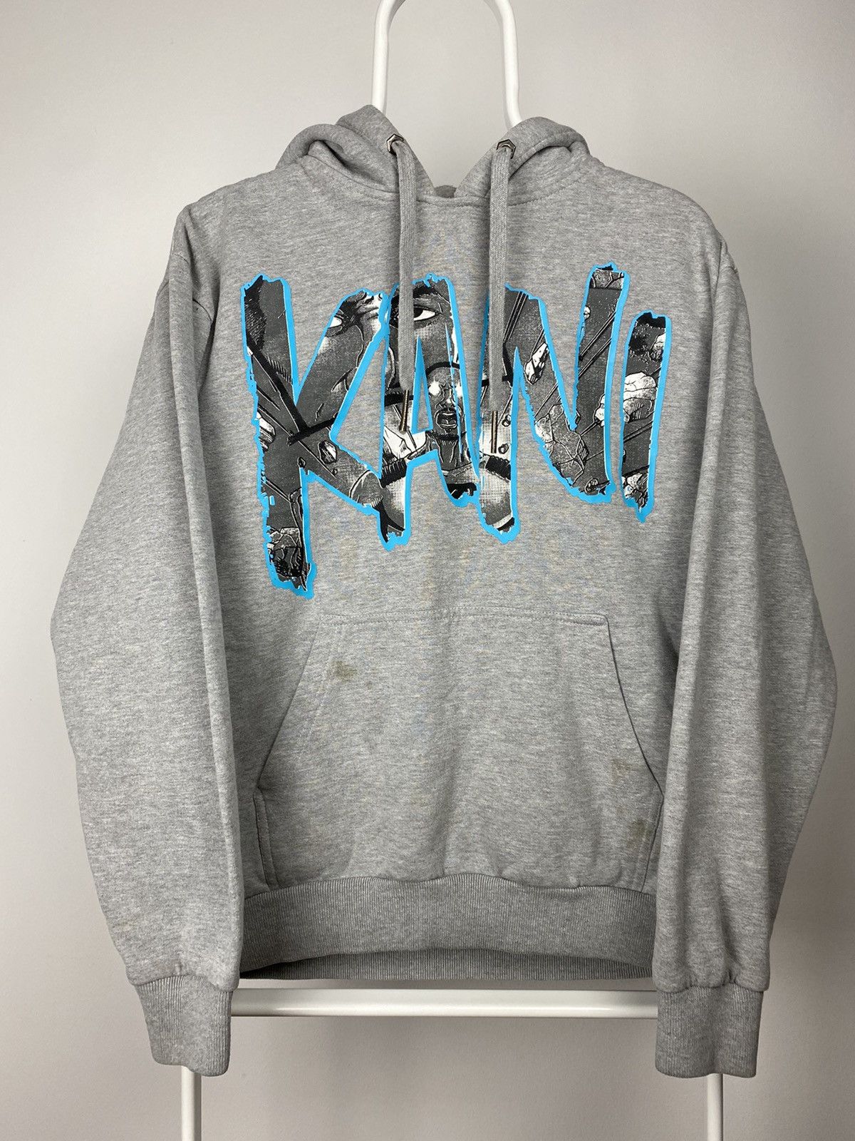 Karl Kani × Vintage Karl Kani vintage grey hoodie sweatshirt big logo Size US S / EU 44-46 / 1 - 1 Thumbnail