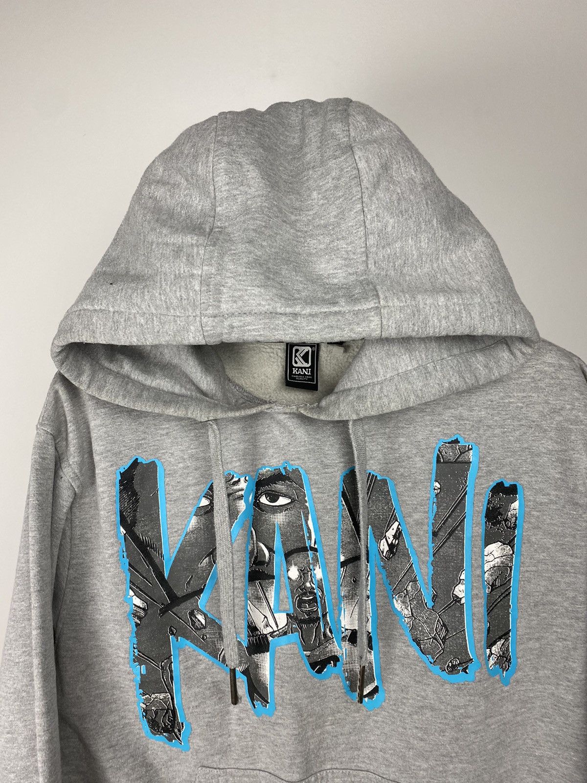 Karl Kani × Vintage Karl Kani vintage grey hoodie sweatshirt big logo Size US S / EU 44-46 / 1 - 5 Thumbnail