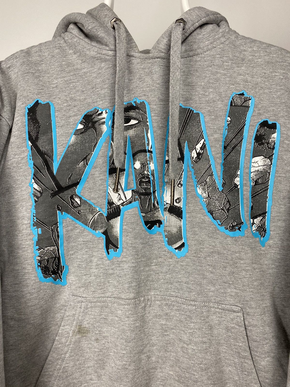 Karl Kani × Vintage Karl Kani vintage grey hoodie sweatshirt big logo Size US S / EU 44-46 / 1 - 2 Thumbnail