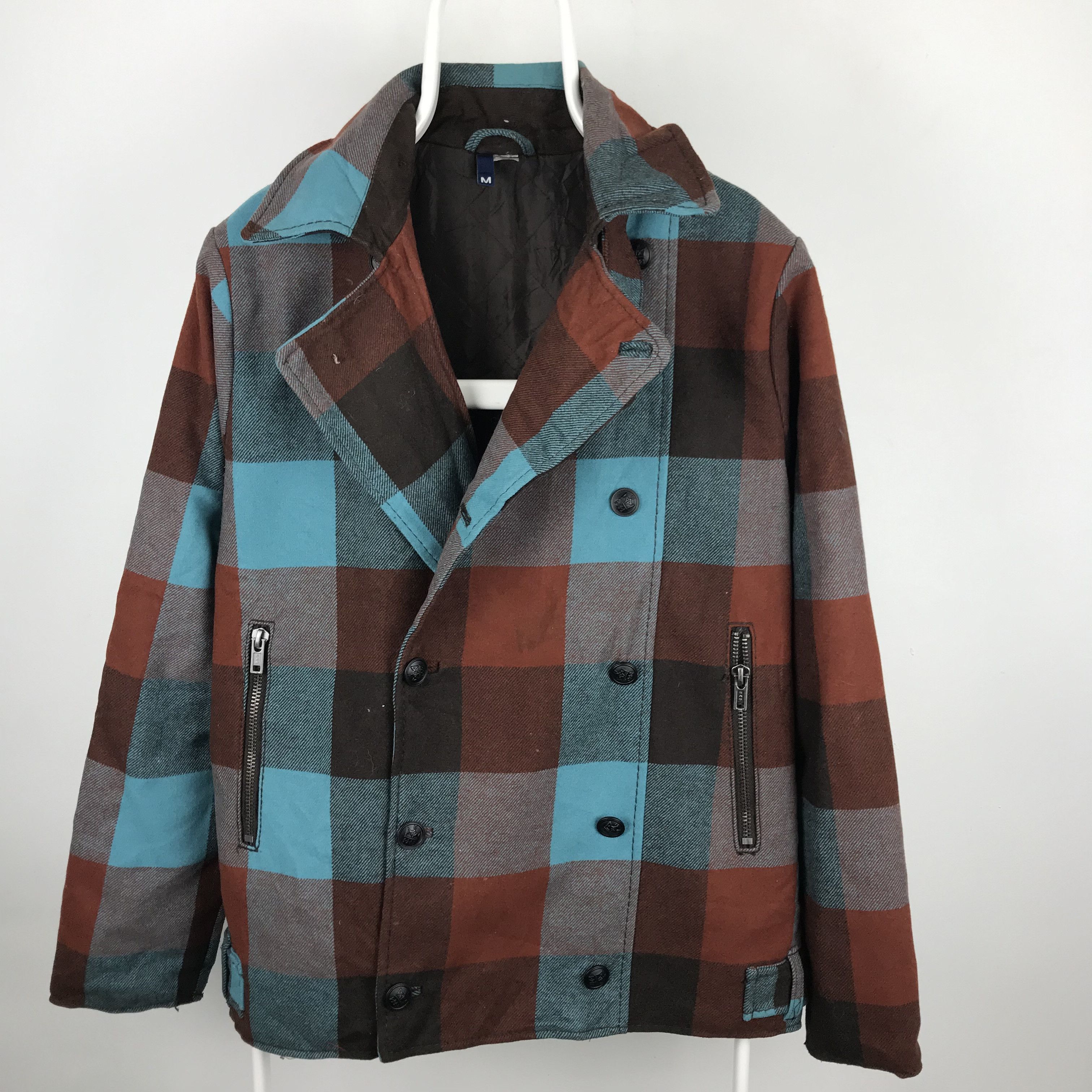 Divided × H&M Z250 DIVIDED X H&M TARTAN WOOL COATS Size US M / EU 48-50 / 2 - 1 Thumbnail