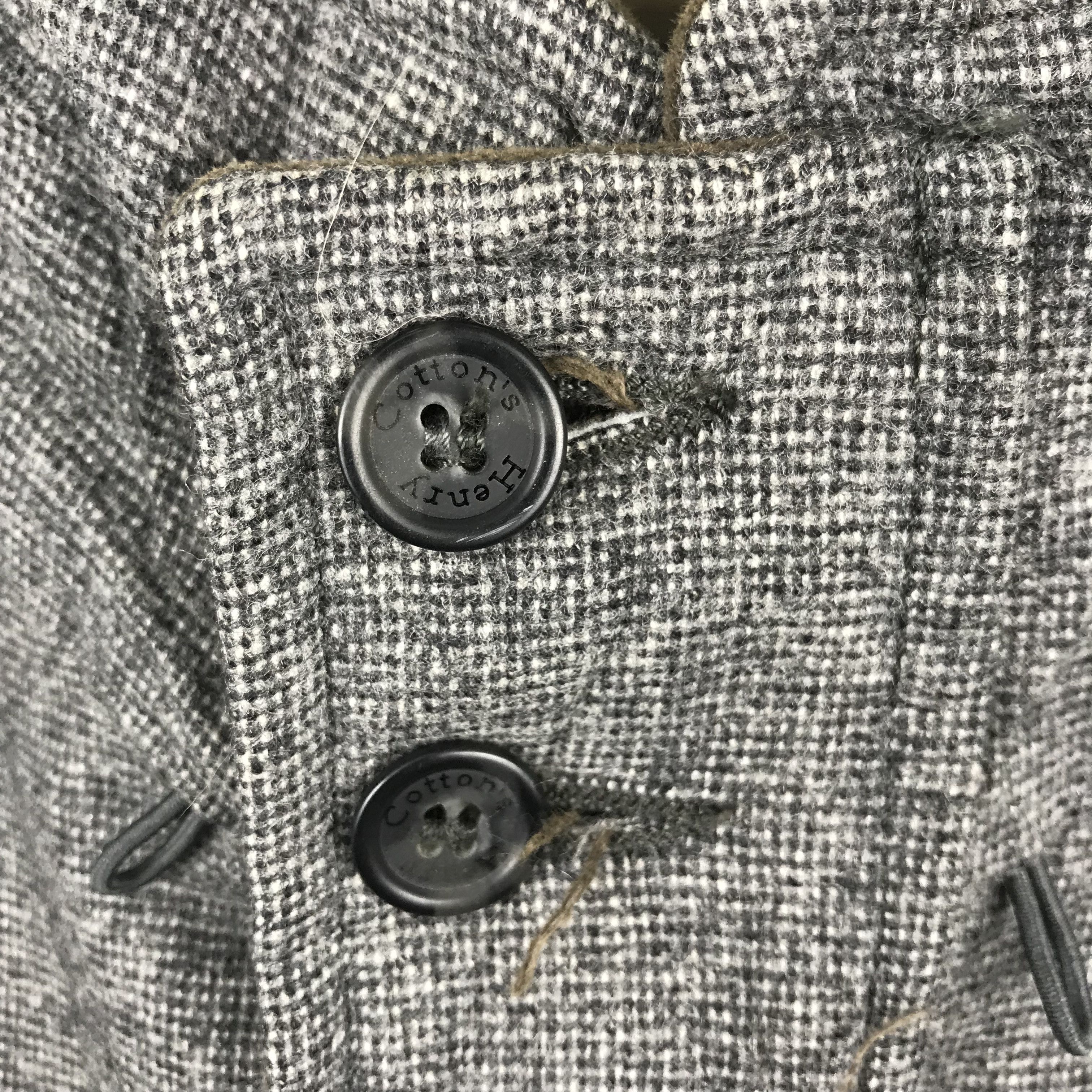 Henry Cotton's Z251 MASE IN ITALY HENRY COTTON'S PARKA WOOL JACKET Size US XL / EU 56 / 4 - 3 Thumbnail