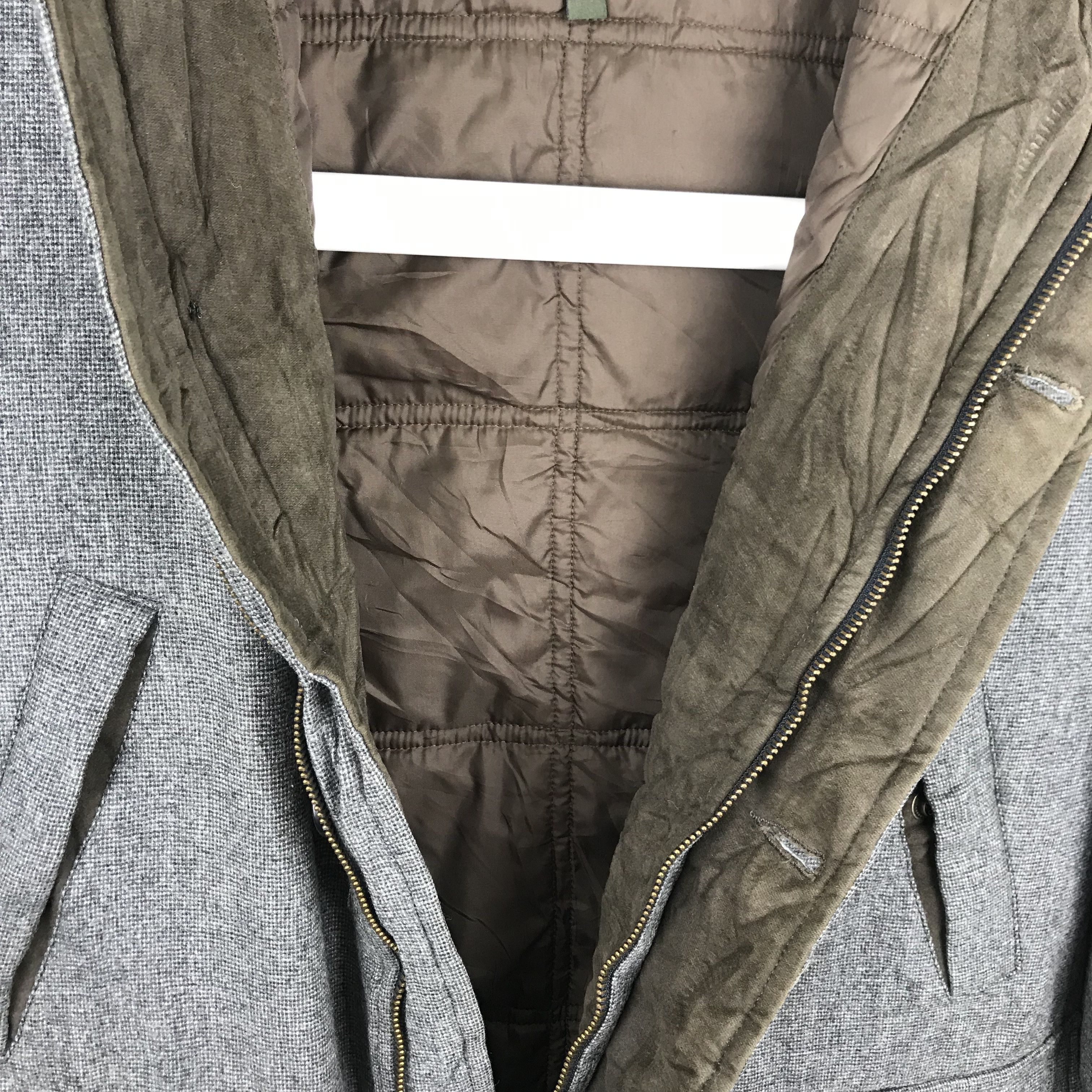 Henry Cotton's Z251 MASE IN ITALY HENRY COTTON'S PARKA WOOL JACKET Size US XL / EU 56 / 4 - 4 Thumbnail
