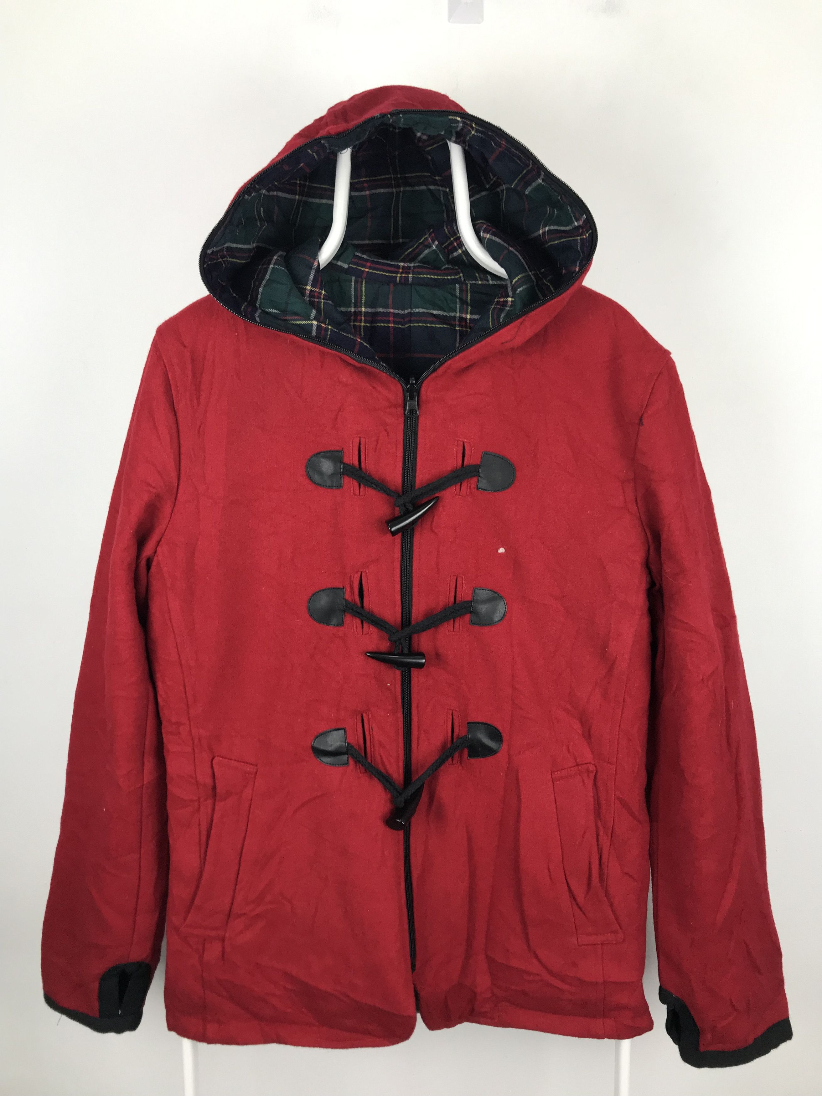 Japanese Brand z252 JAPAN V-MEN REVERSIBLE TARTAN WOOL JACKET NICE DESIGN Size US M / EU 48-50 / 2 - 2 Thumbnail
